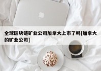 全球区块链矿业公司加拿大上市了吗[加拿大的矿业公司]